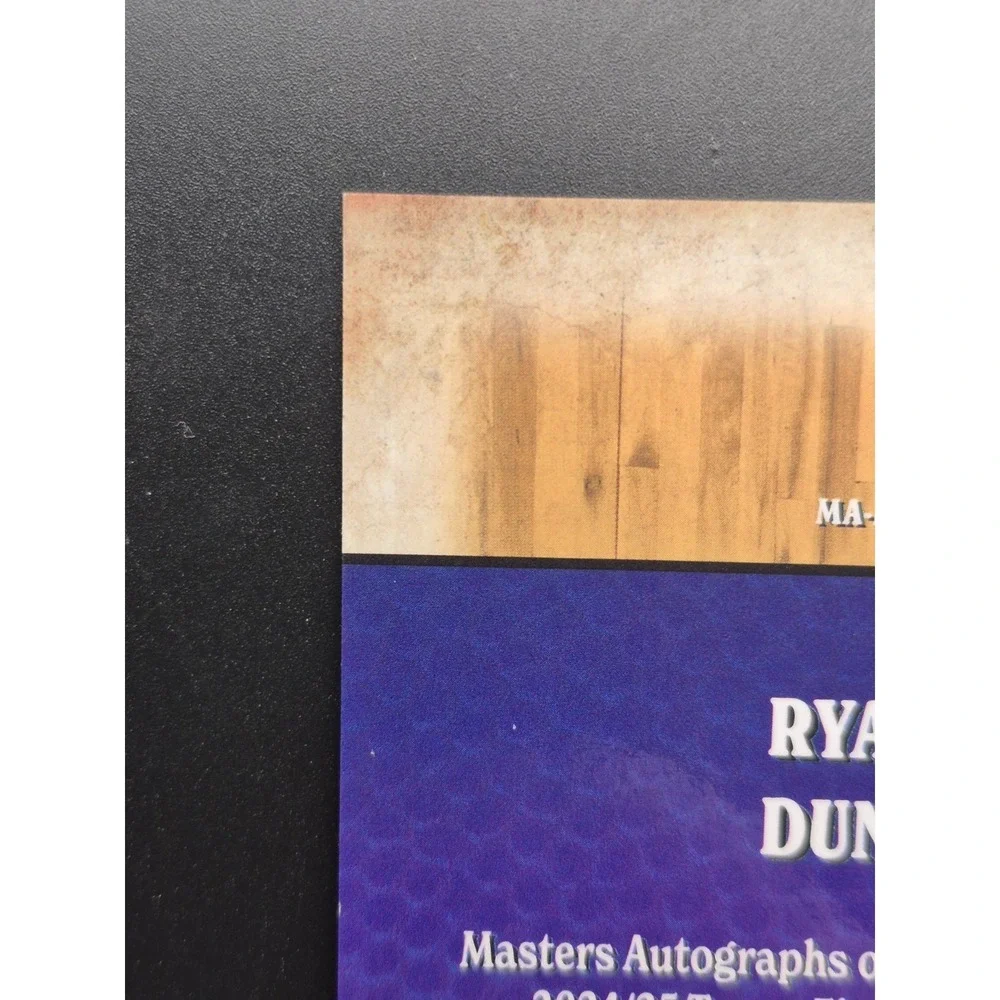 2024-25 Topps Finest  Ryan Dunn #MA-RD Masters Autographs (AU, RC) Phoenix Suns
